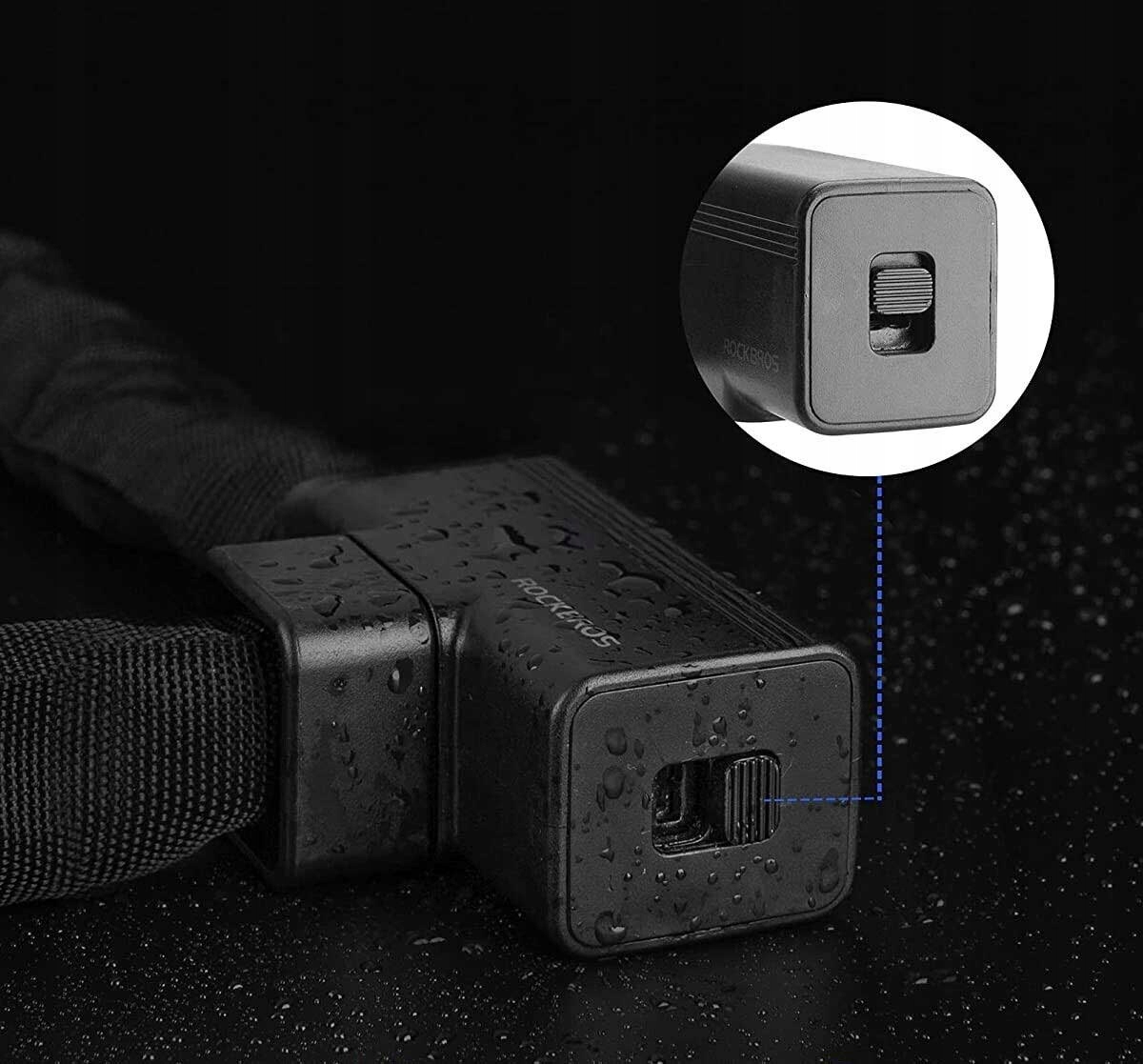 ROCKBROS ZAPIĘCIE DO ROWERU ROWEROWE NA KLUCZ ZABEZPIECZENIE 0,97M Stan opakowania oryginalne