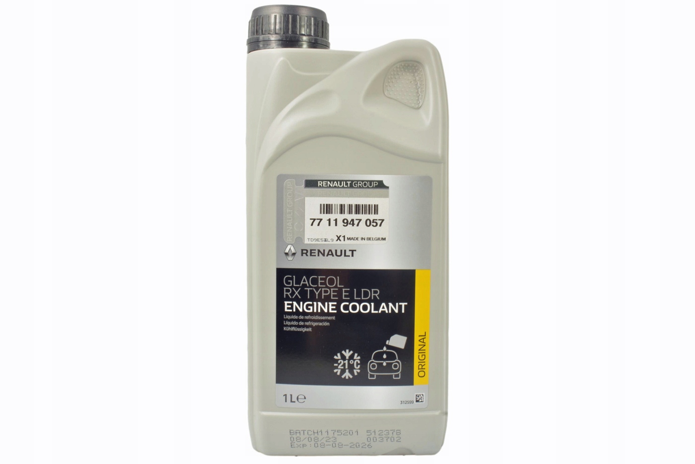Płyn Do Chłodnic Renault Glaceol Rx Type E Ldr 7711947057 1L Niebieski Oe