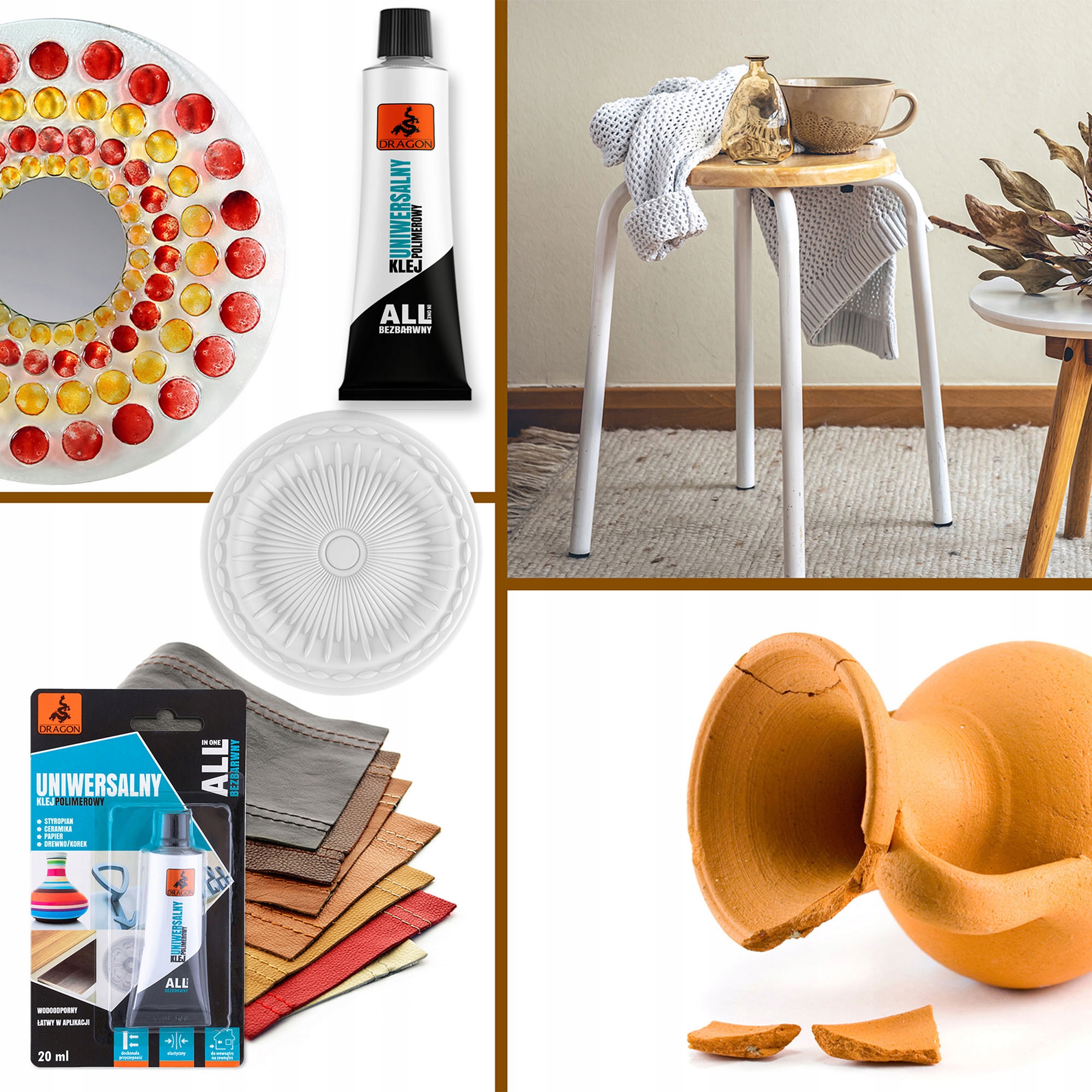 Klej uniwersalny polimerowy 200 ml DRAGON Marka Dragon