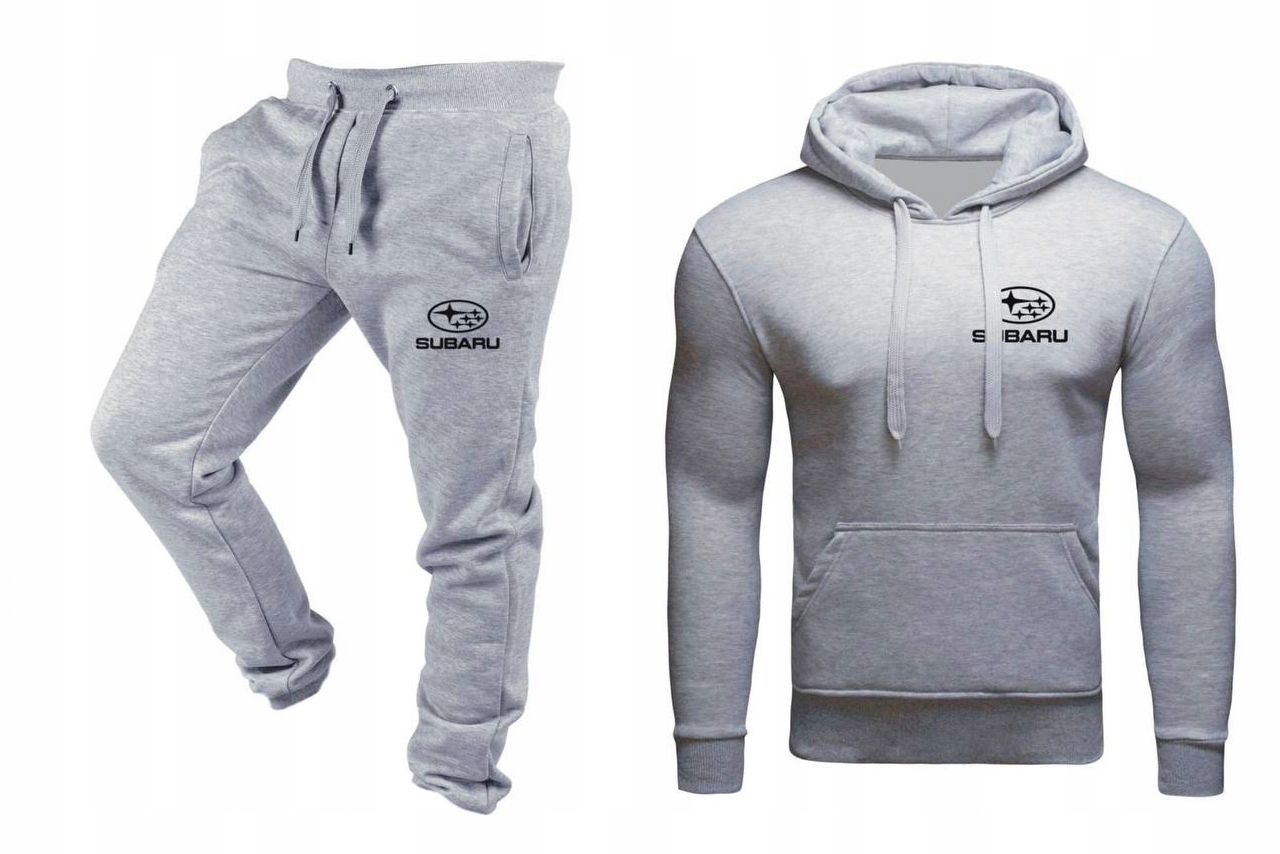 Tepláková Souprava Teplákovka Subaru Mikina A Kalhoty Šedá XXL