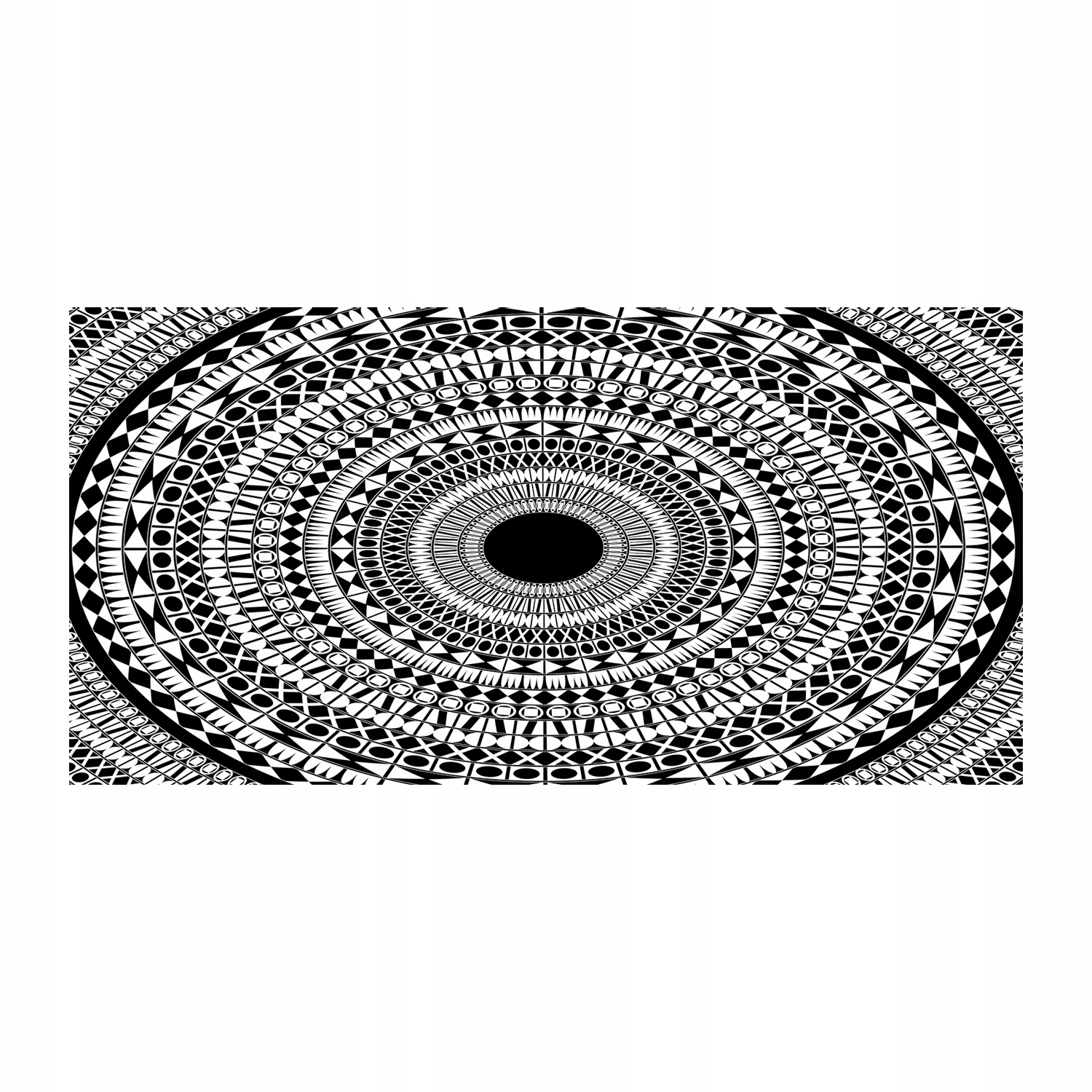 

Foto obraz akryl zdjęcie Ornamenty okrąg 120X60 cm