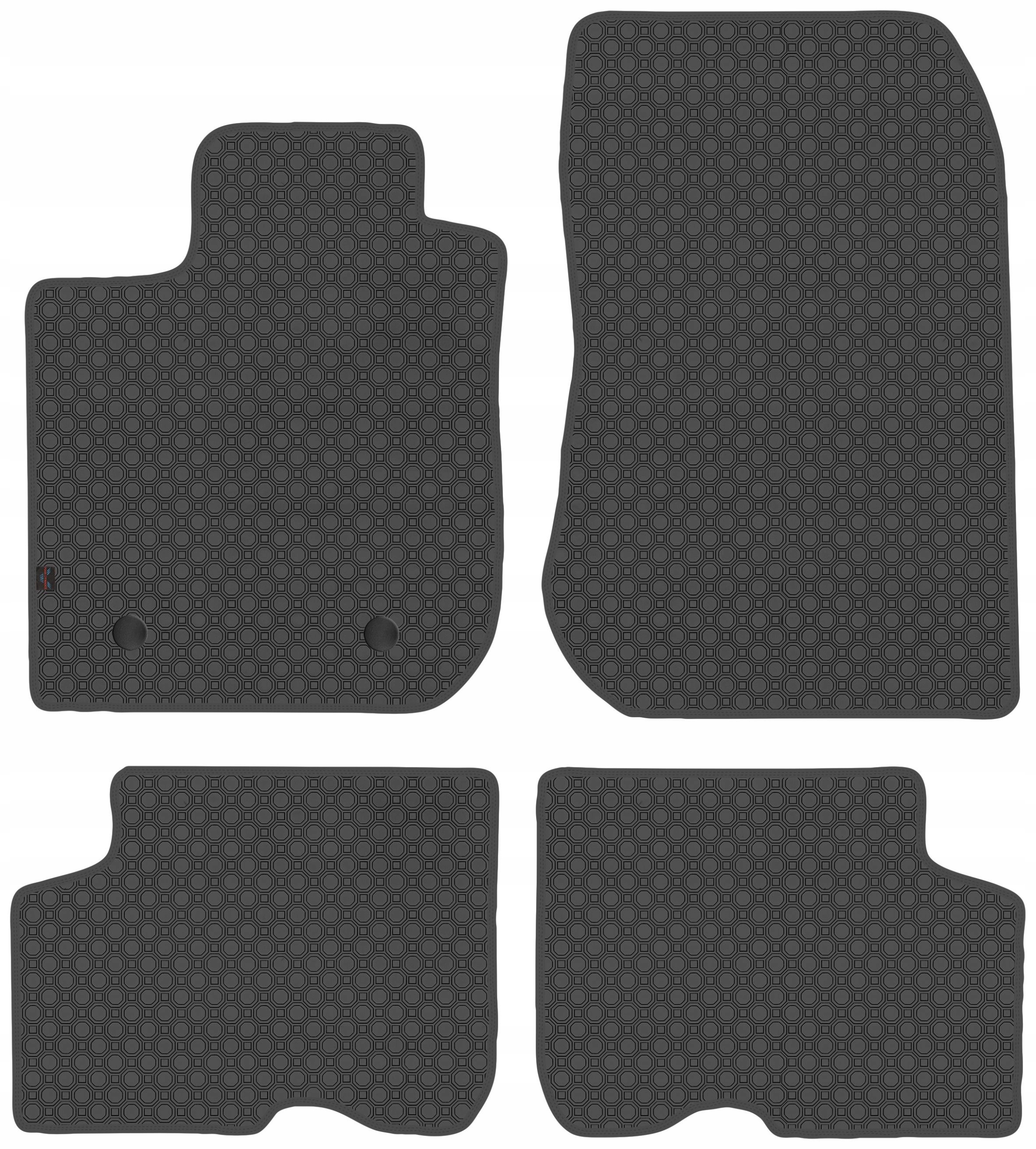 Dacia Logan II 2012-2020 Koberečky guma černá