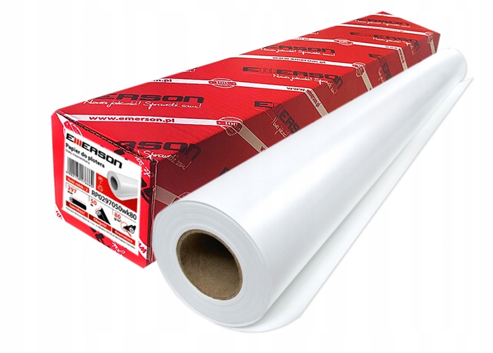 ND39_282297 Papier Do Plotera 610MM/50MB Bia 80G