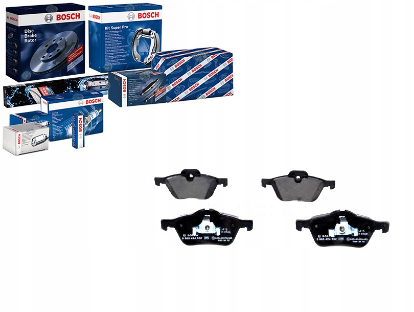 Sada Brzdových Destiček Bosch 607161 13042 571