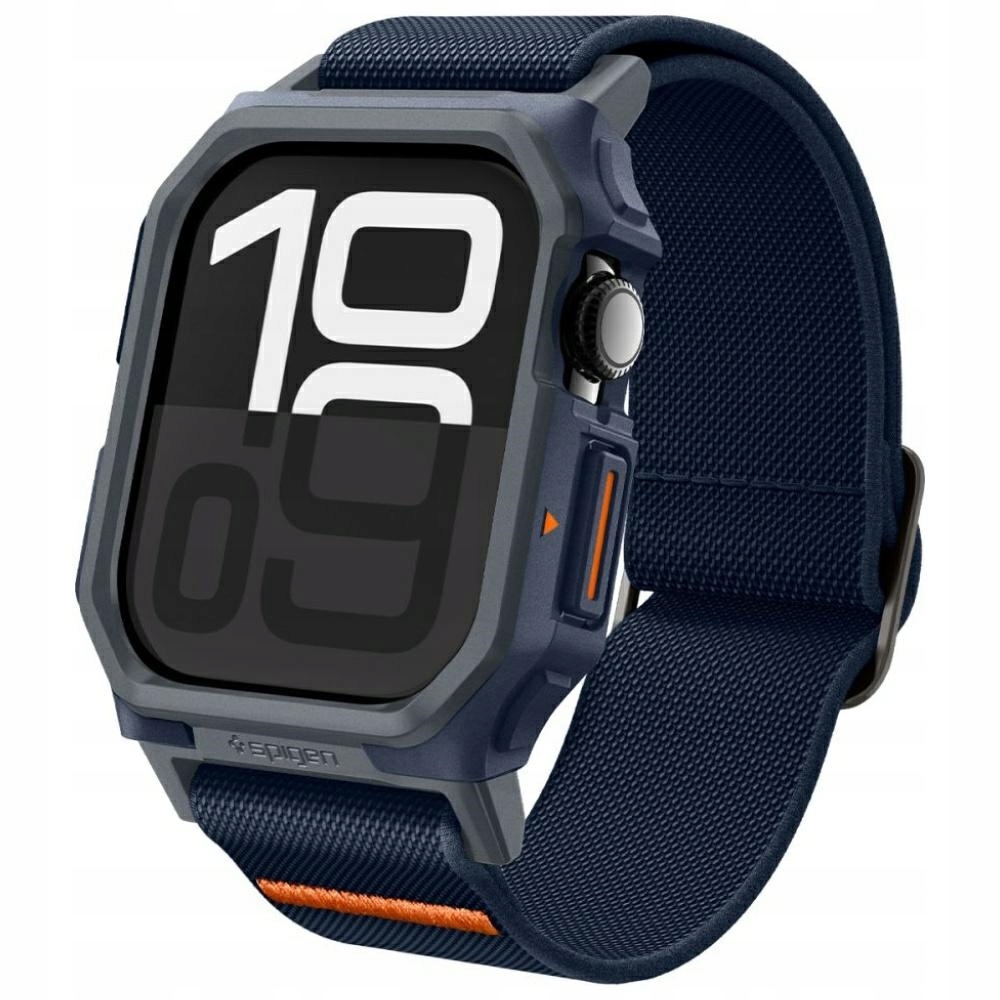 Pouzdro pro Apple Watch 10 Spigen Lite Fit Pro Tmavě modré