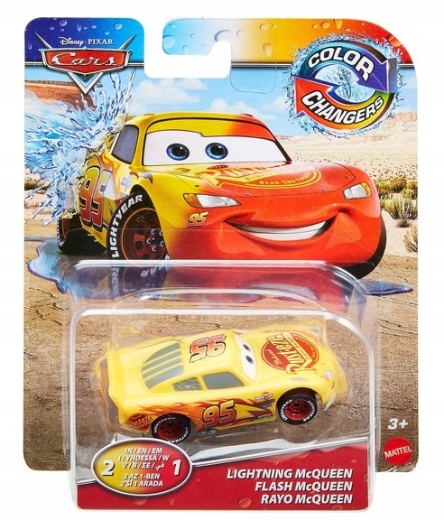 

Zygzak McQueen Zmienia Kolor Auta Cars Mattel
