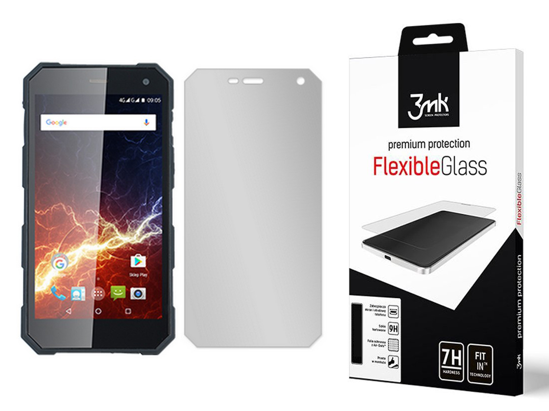 

Do Myphone Hammer Blade Szkło Hybryda Mocne 3MK Fg