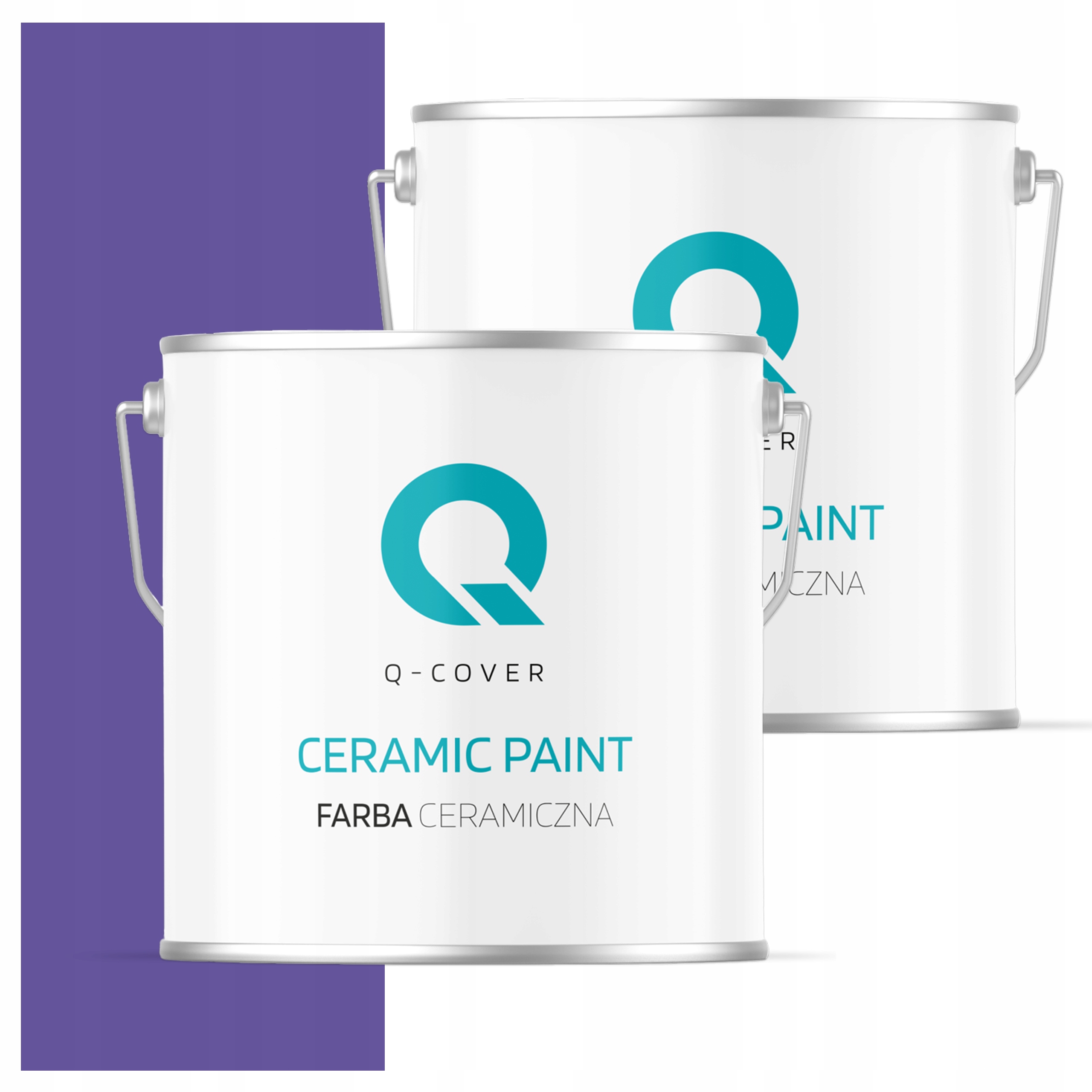 Keramická umývateľná farba na interiér 5 l, hlboká matná farba, purpurová H2711