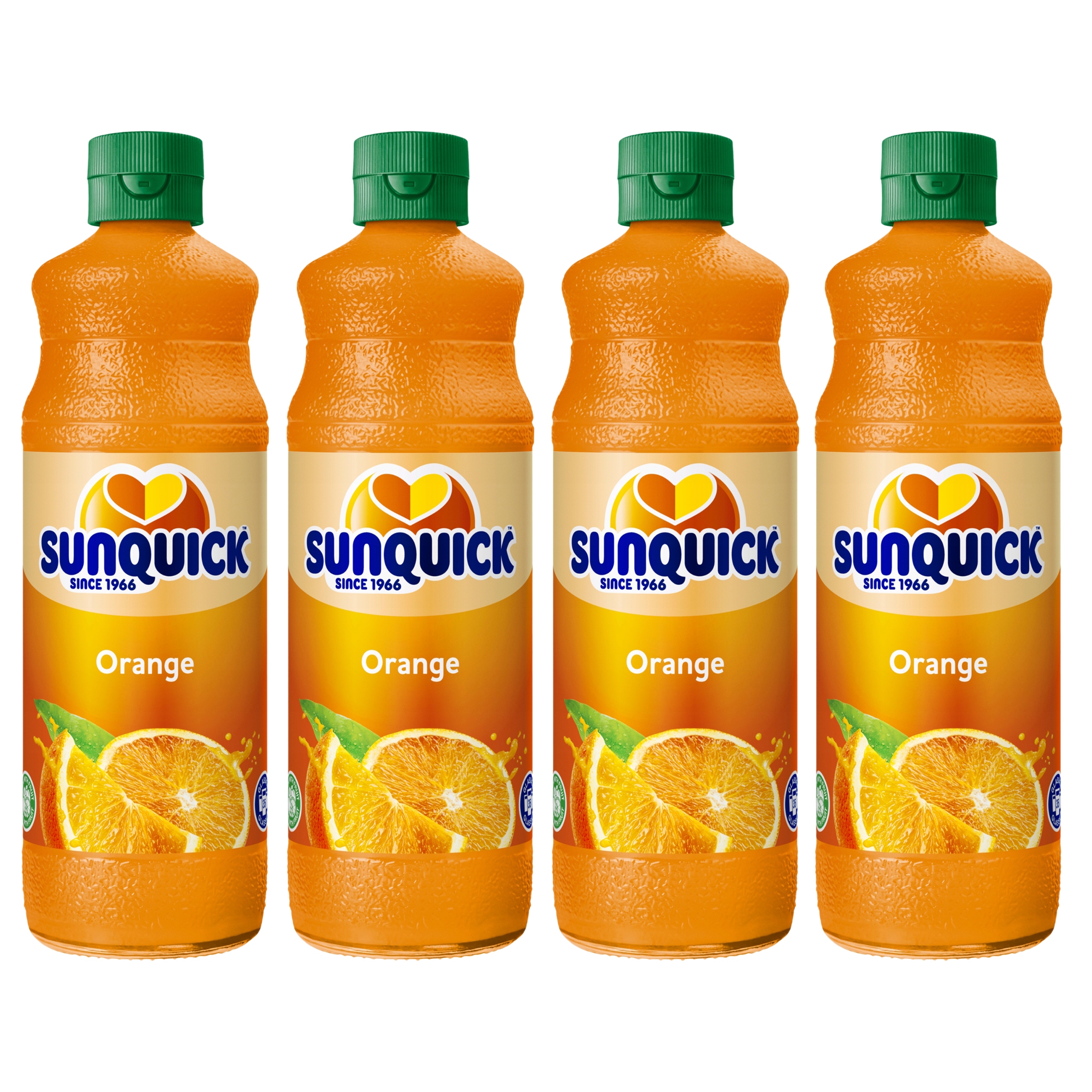Sunquick sada 4 sirupů s příchutí Pomeranče 4x700 ml