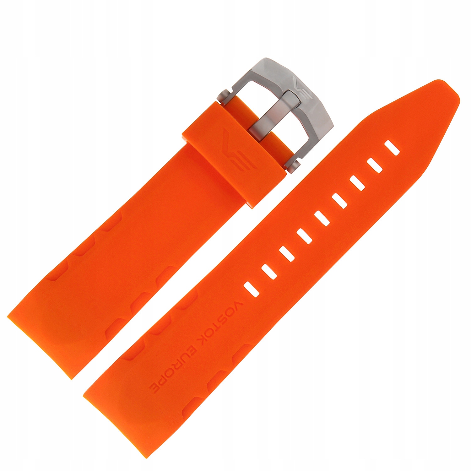 Lunokhod pásek Silikon (5207) oranžový s matnou tř.