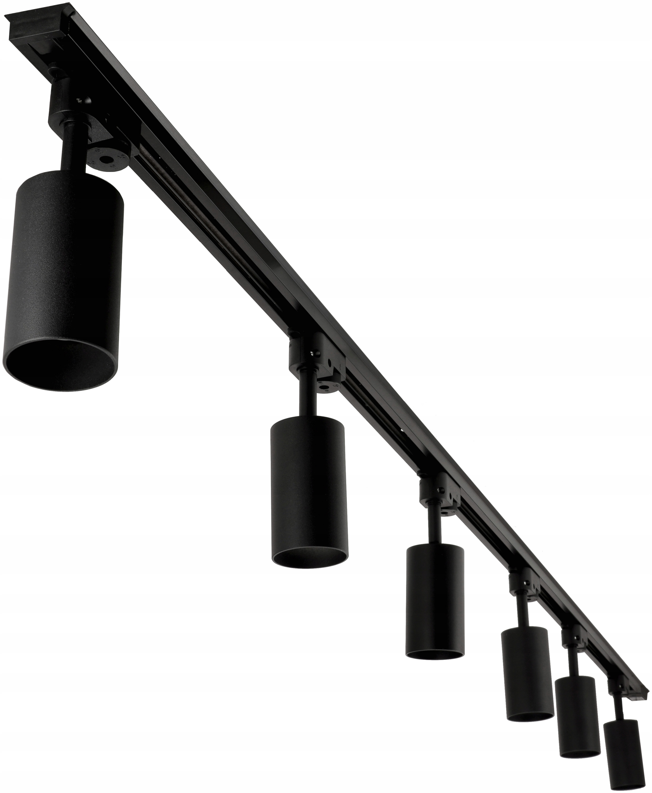 Szynoprzewód LED 6x reflektor GU10 szyna track 2m Oświetlenie Szynowe Długość 2 m
