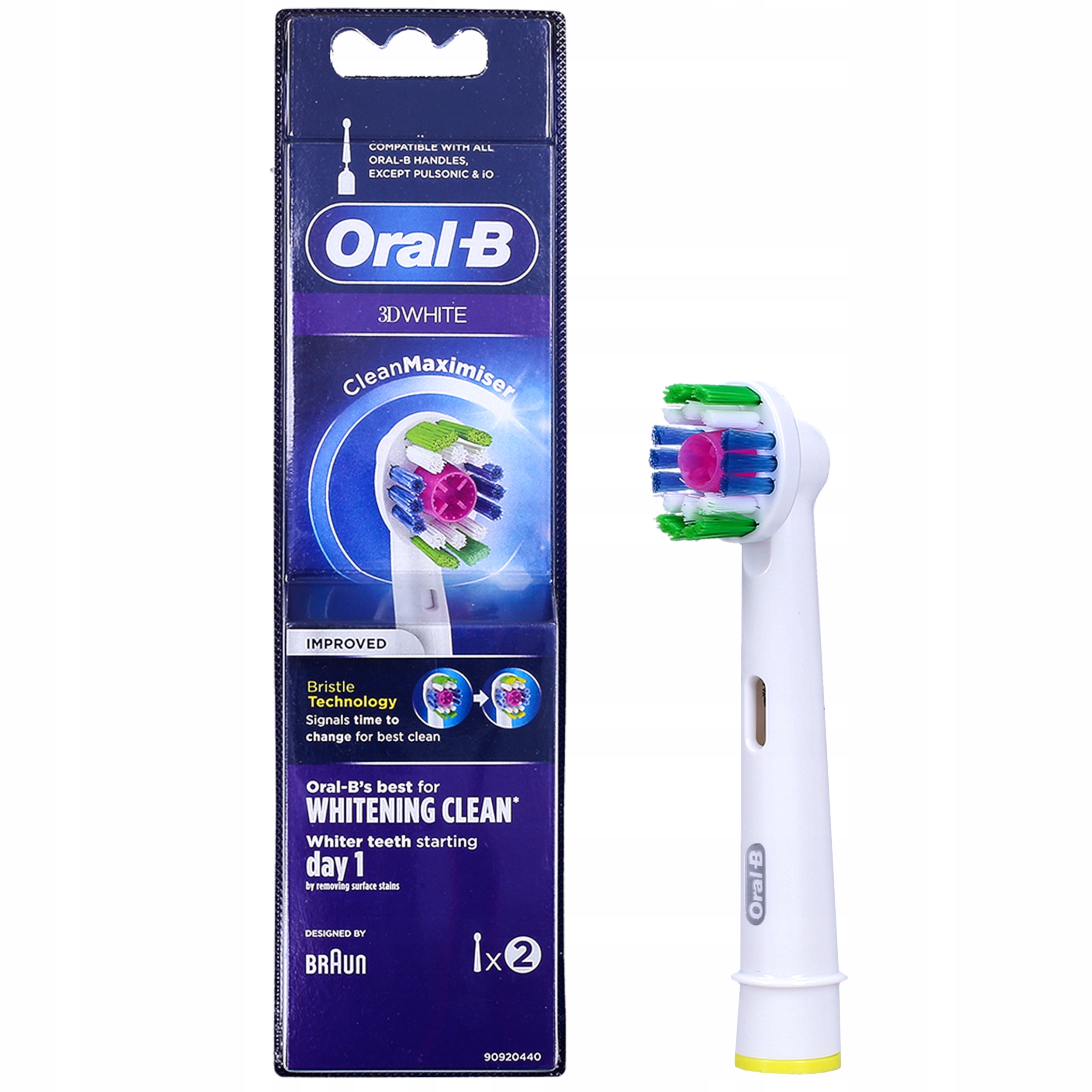 

Oryginalne Końcówki Oral-b 3D White 1SZT