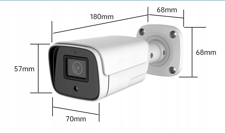 MONITORING KAMERA ZEWNĘTRZNA IP POE 5Mpx 4K TUYA Stan opakowania oryginalne