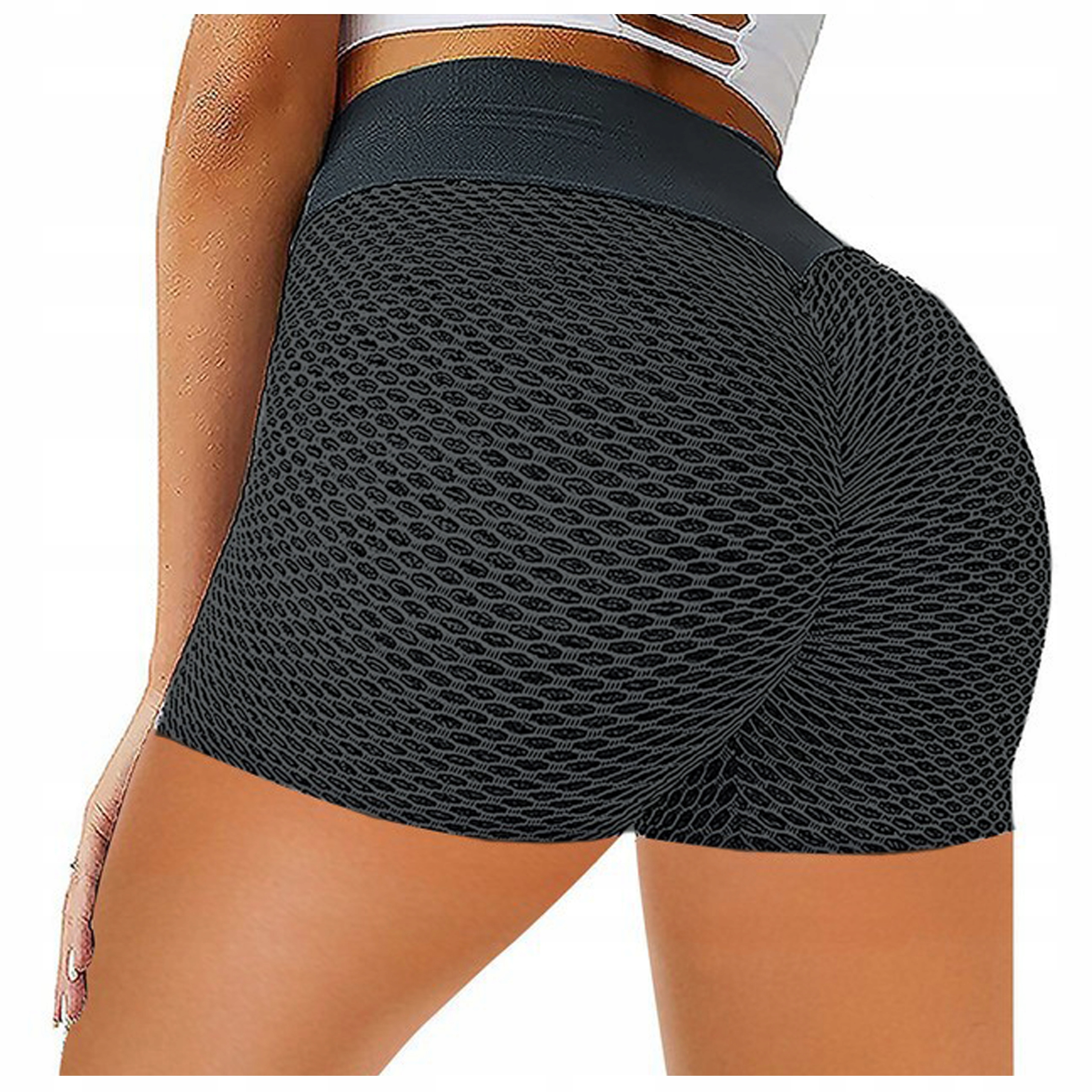 

Szorty sportowe krótkie spodenki Push Up karbowane