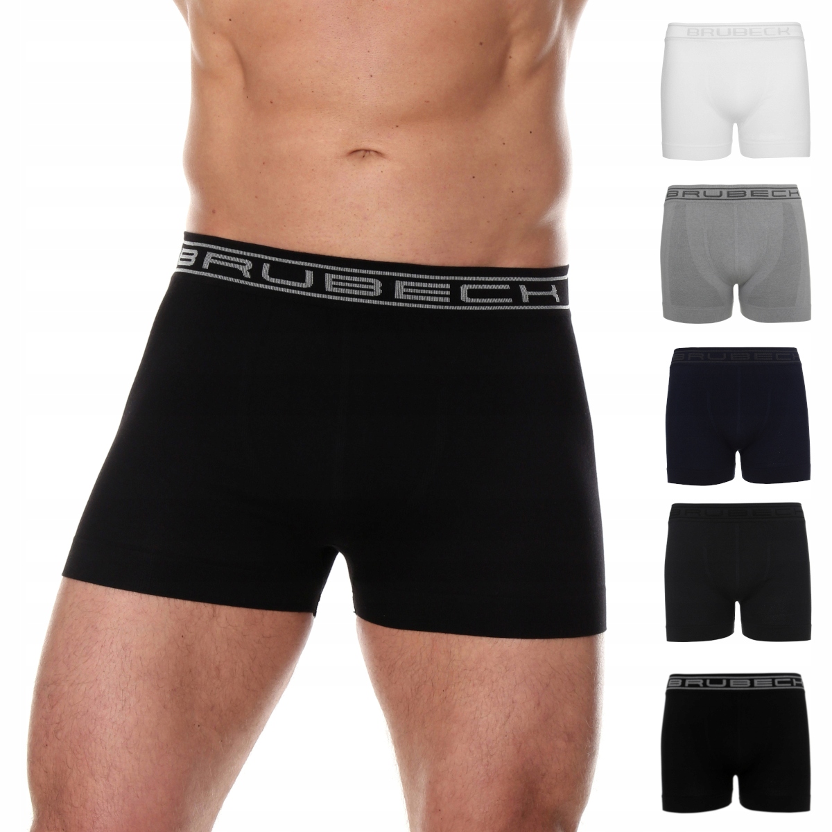 

Bokserki Męskie Brubeck Bezszwowe 5szt. r. XL