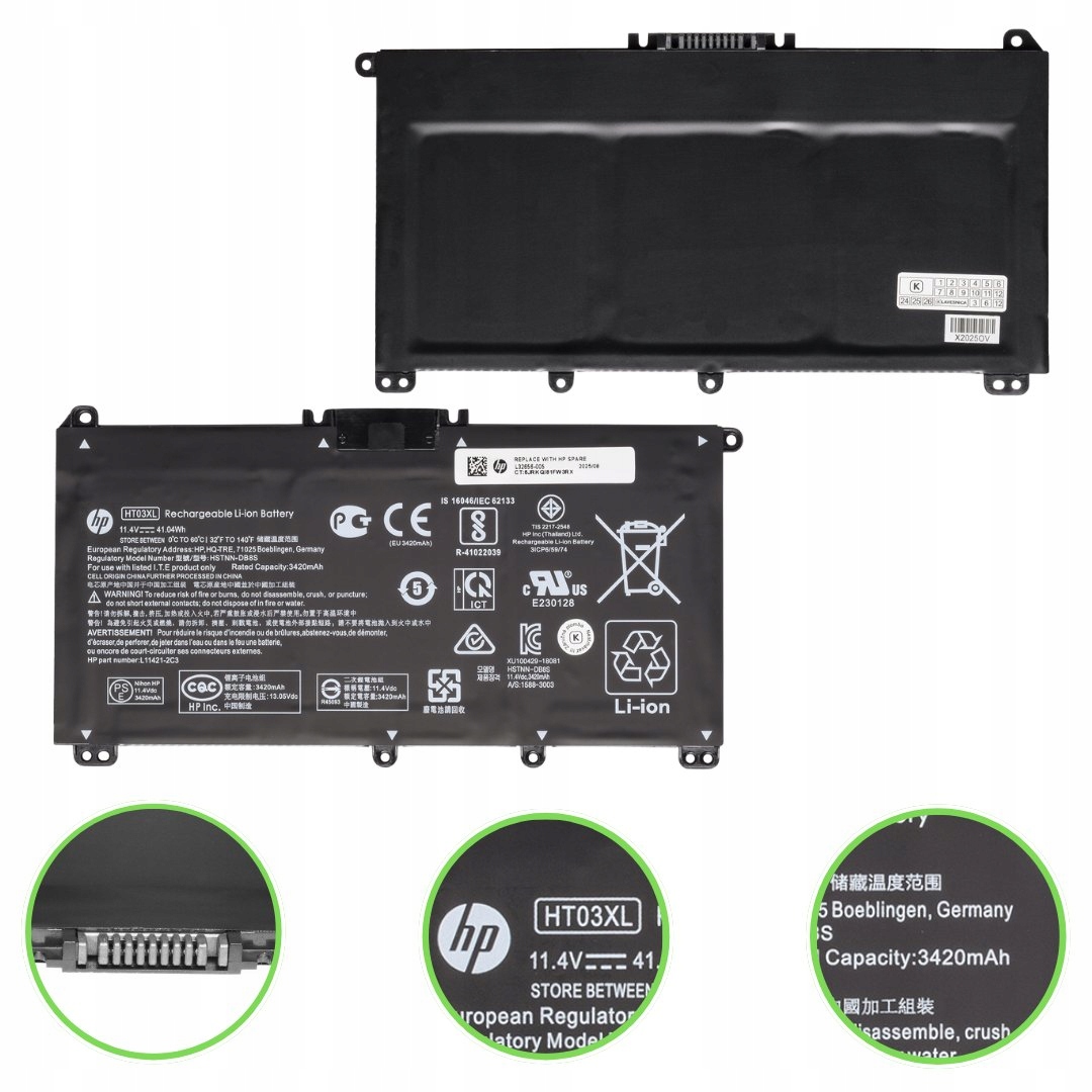 Originál Batéria HT03XL L11421-2C2 do Hp 340 348 G5 250 G7
