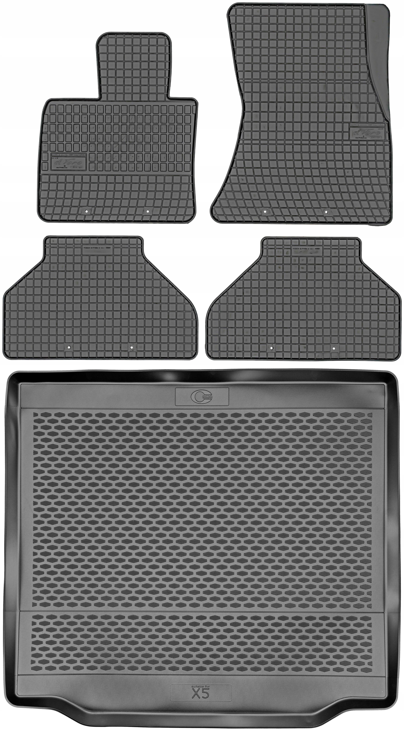 Bmw X5 E70 Suv od roku 2007-2013 Sada Koberce batožinový priestor