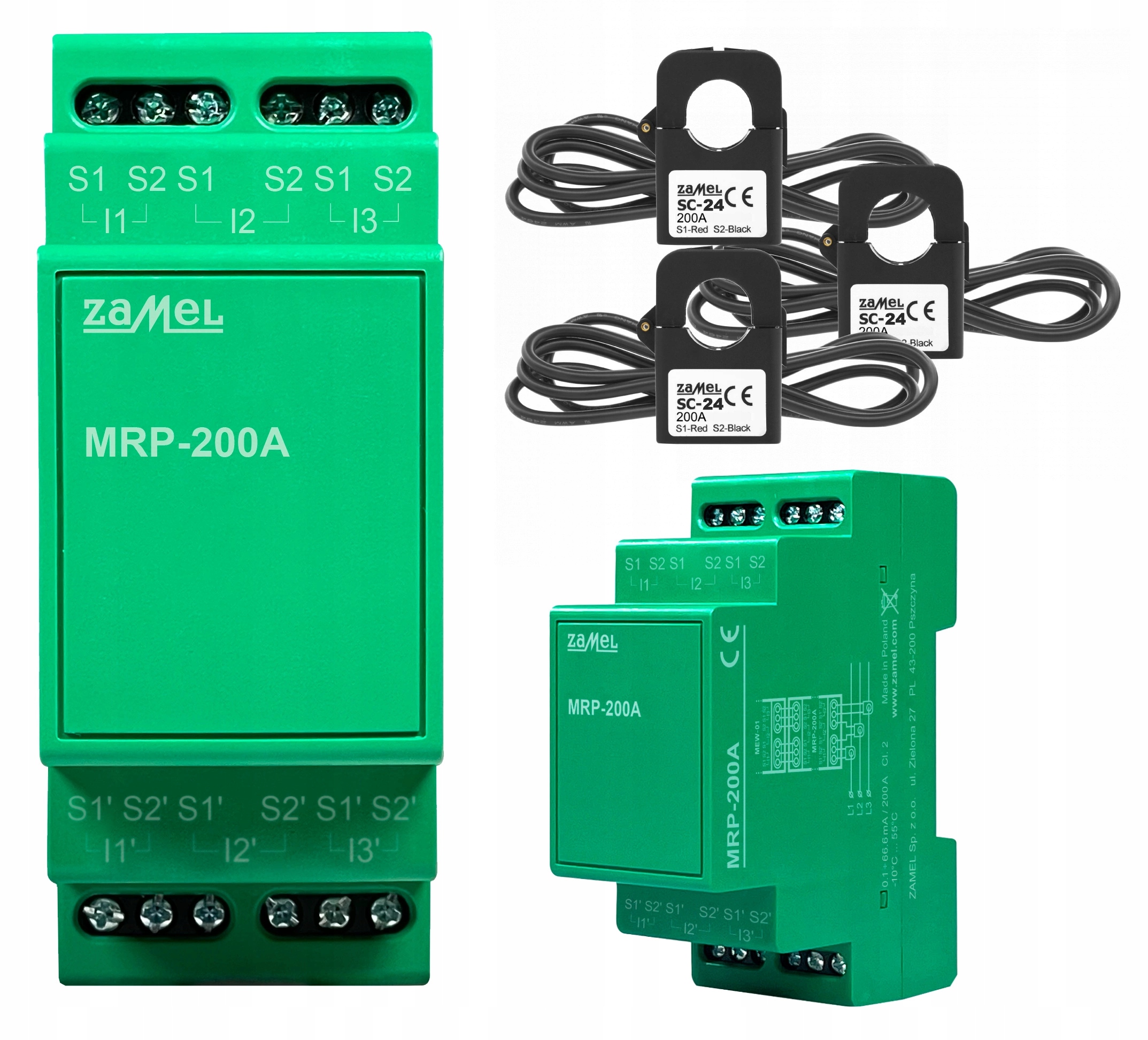 Rozširujúci modul prevodníkov 200A pre MEW-01 Supla