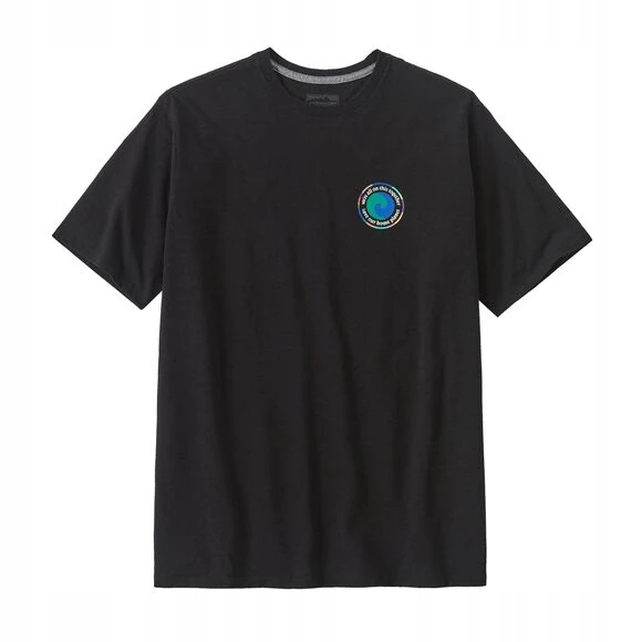 Koszulka męska Patagonia Unity Fitz Responsibili-Tee Ink Black Rozmiar: M