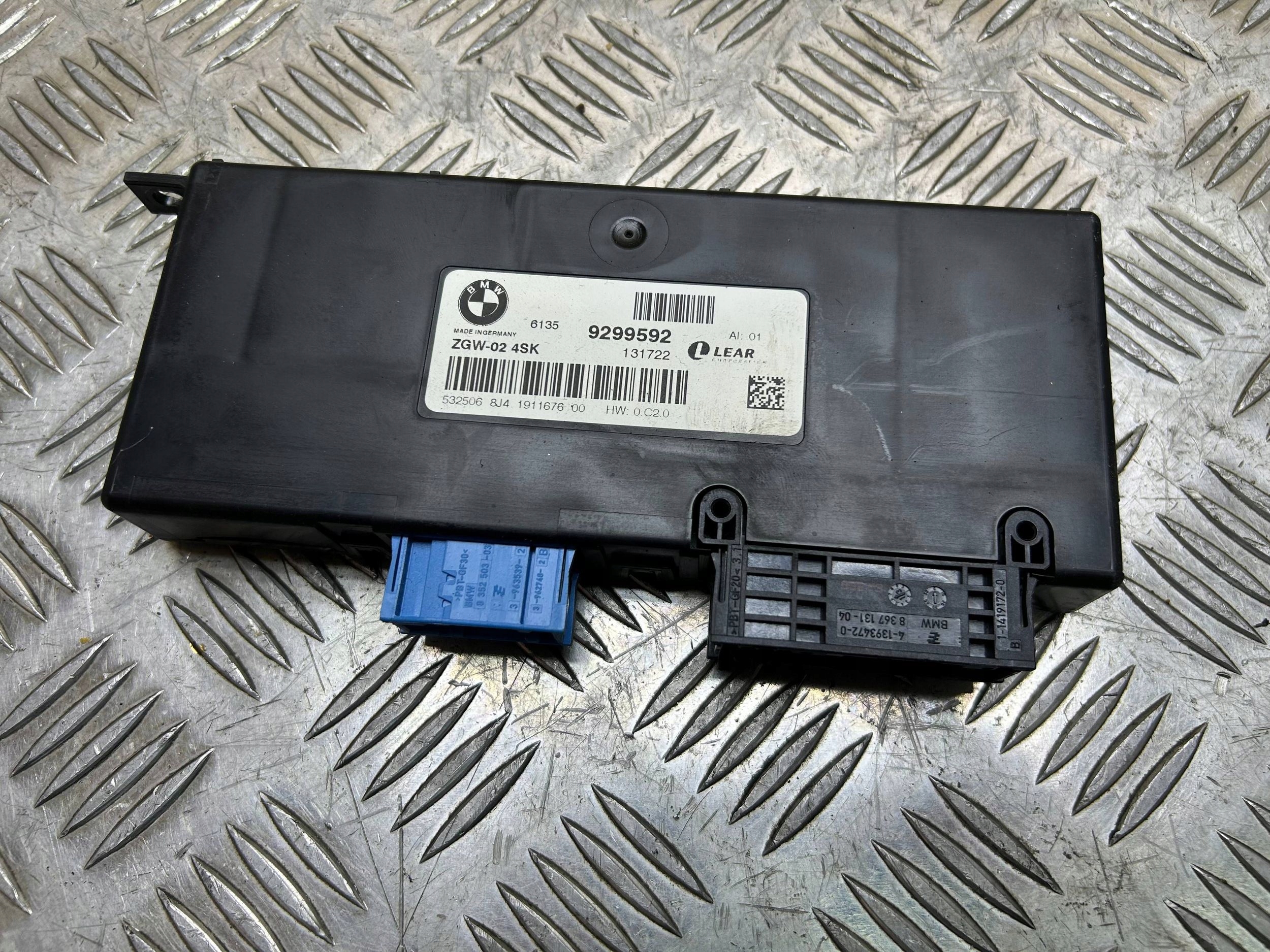 module / control unit ZGW BMW 5 F10 F11 2013 9299592