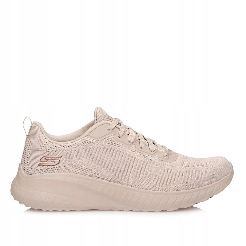Stylové šněrovací dámské tenisky Skechers 117209 Nude Natural Face Off