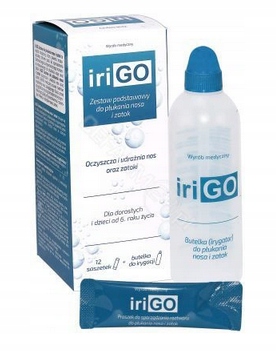 

Irigo zestaw podstawowy do płukania zatok butelka+