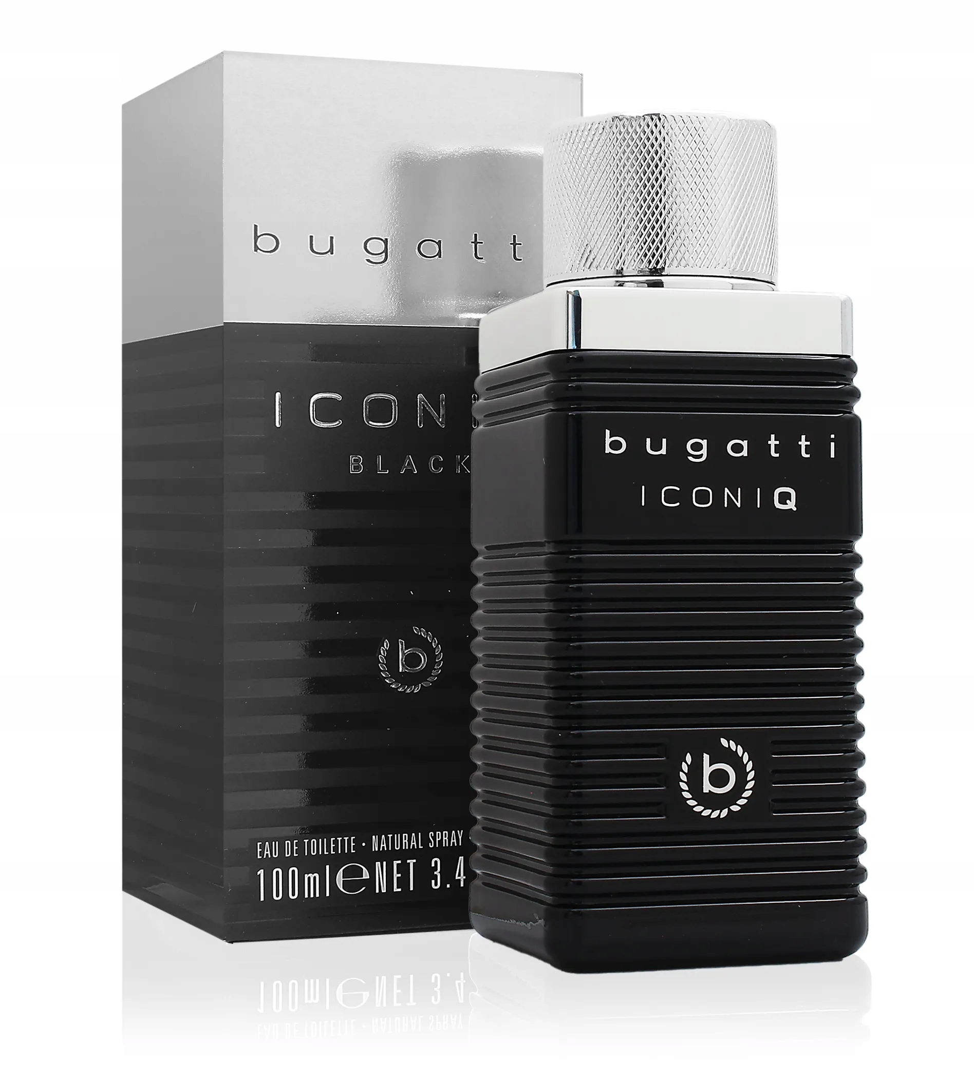 Bugatti Iconiq Black toaletní voda pro muže 100 ml