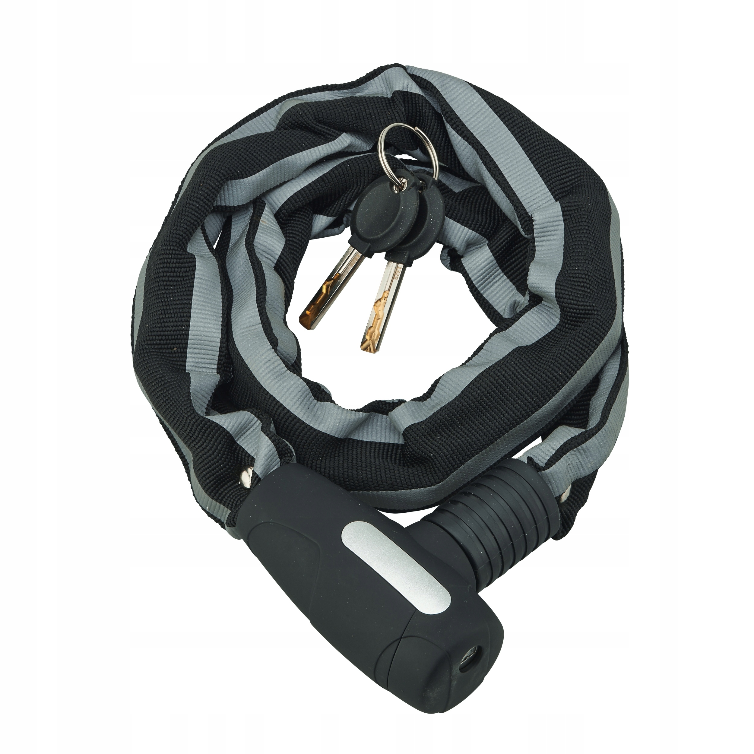 Zapięcie Motocyklowe Biker Łańcuch Ø 6 MM Z Osłoną Nylonową Na Klucz