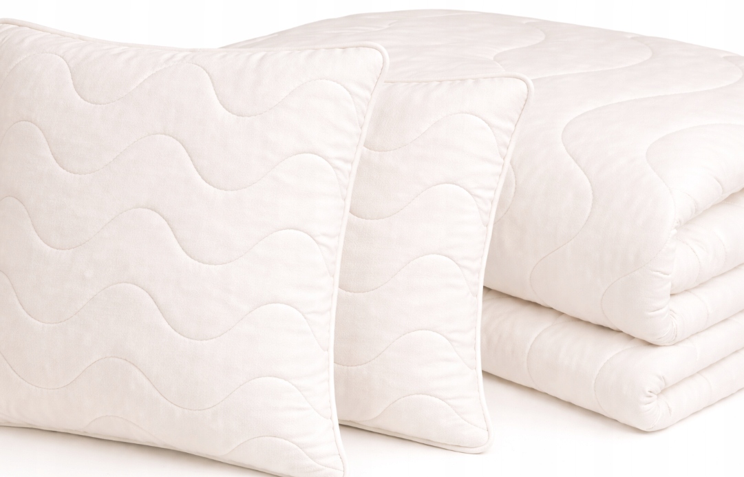 Přikrývka 140x200 2x polštář 50x60 antialergická sada polský