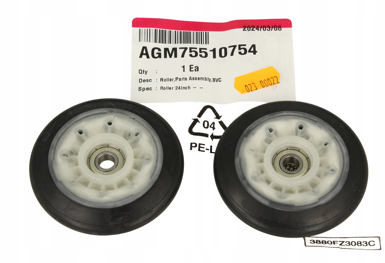 Rolka bębna do suszarki Lg komplet 2 szt. AGM75510754