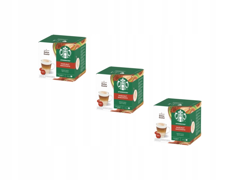 Kapsułki Nescafé Dolce Gusto Hazelnut Macchiato 3 x 12 szt.