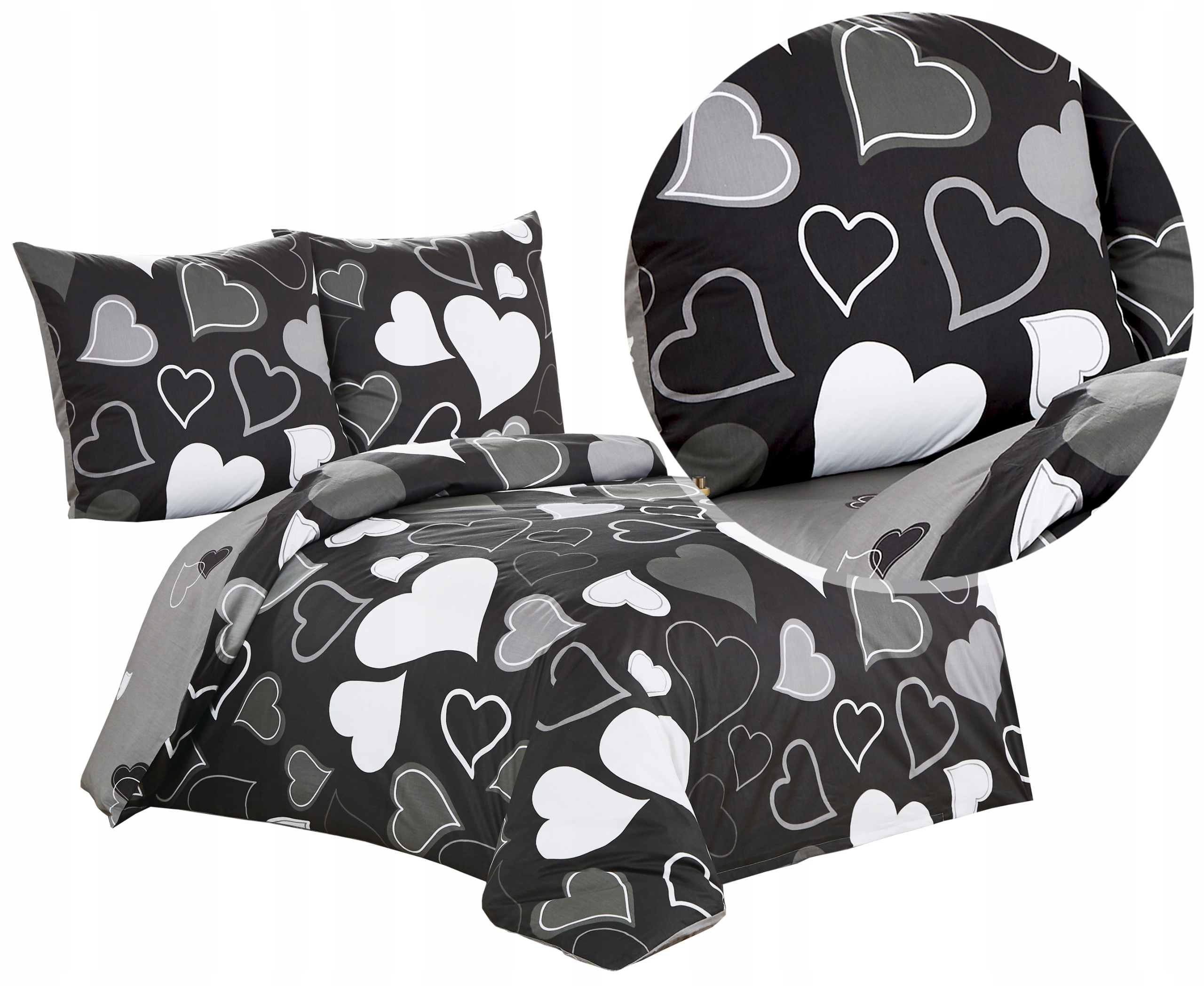 Pościel 160x200 satyna bawełniana Elway 4904 100% Bawełna Nowe