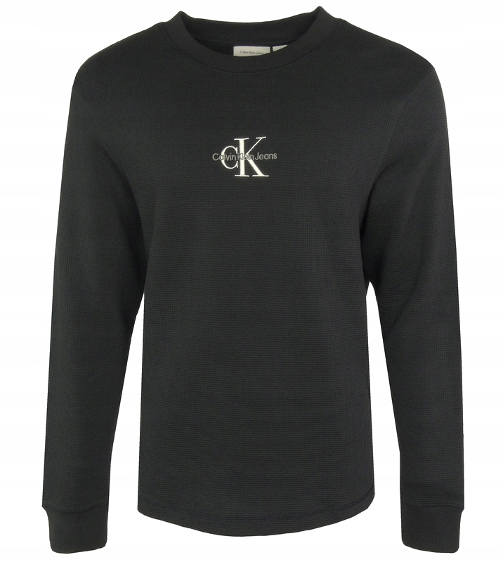 Calvin Klein Jeans pánský dlouhý rukáv, černý, M