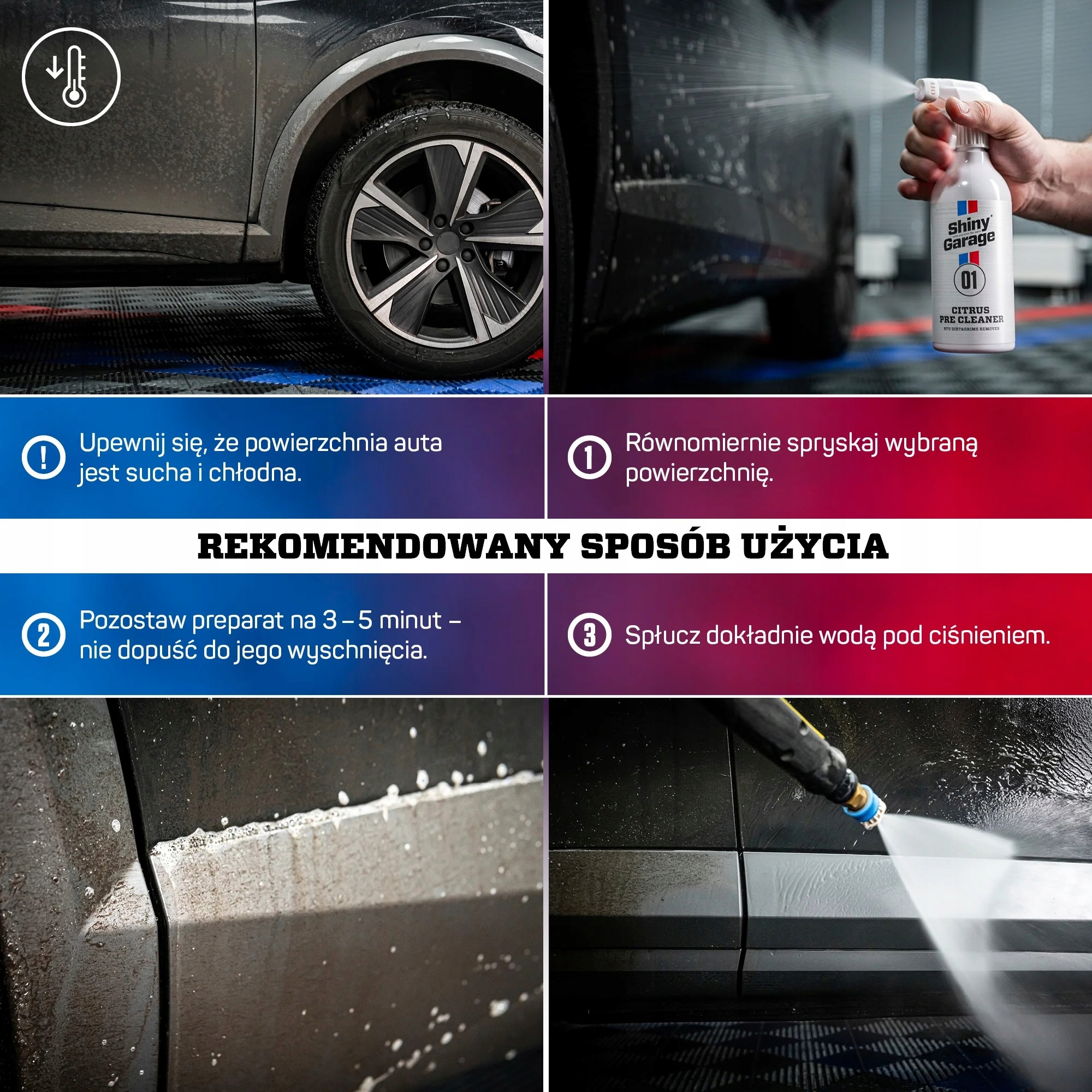 SHINY GARAGE Citrus Pre Cleaner Środek Do Mycia Wstępnego 5L Producent Shiny Garage