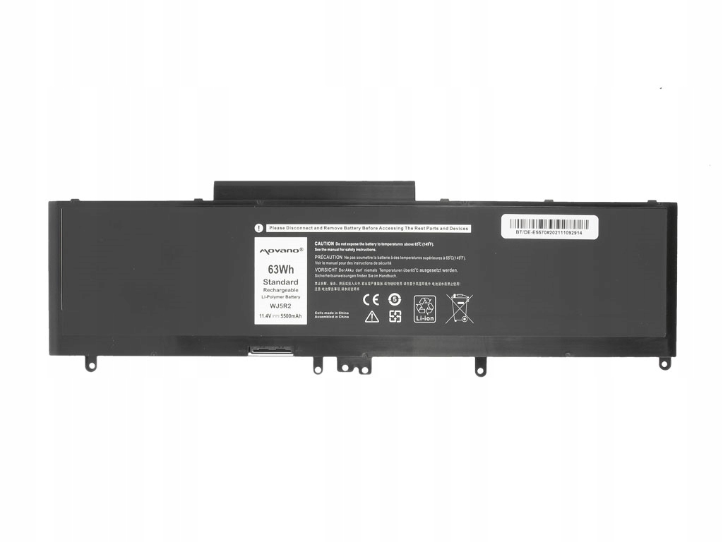 Батарея WJ5R2 4f5yv для Dell E5570 3510 емкость (мАч) 5500 мАч