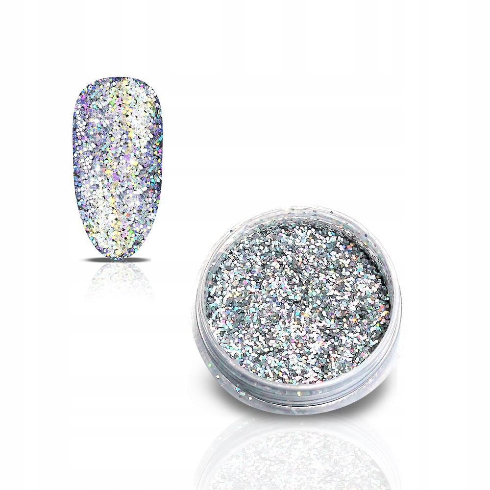 

Efekt tęczy mieniący się Rainbow Dots w słoiczku