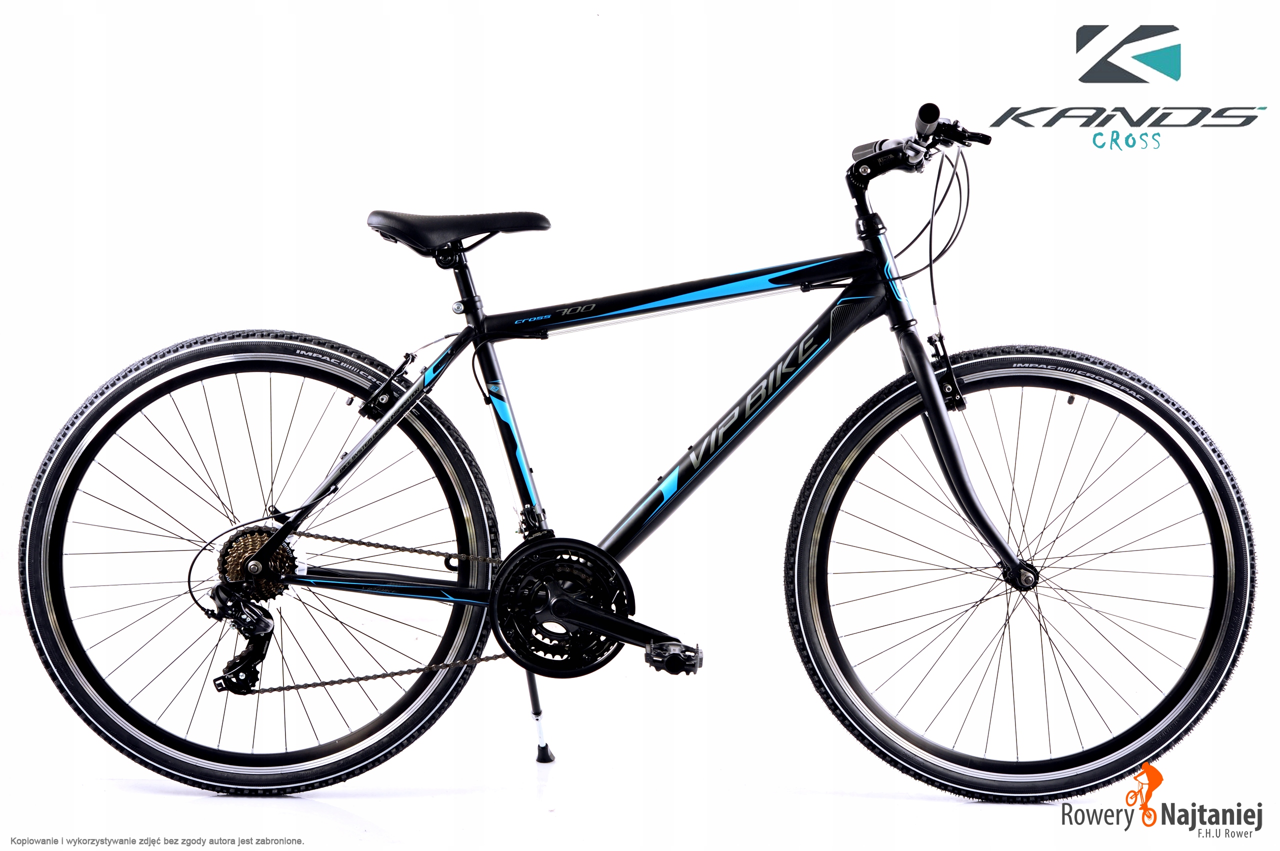 ROWER MĘSKI VIP BIKE CROSS 700 SZT M19 czar-nieb Rok produkcji 2022