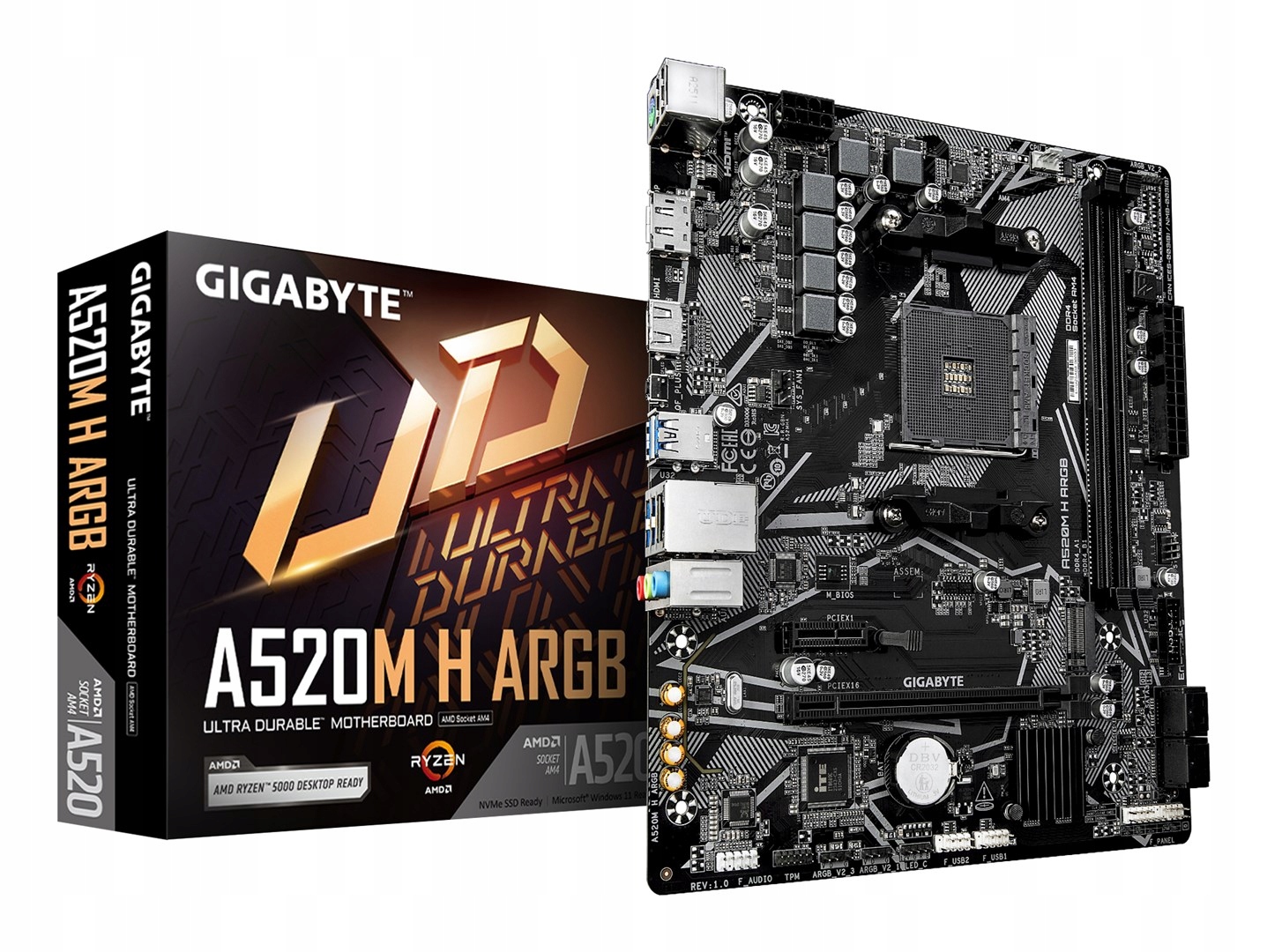 Základná doska Micro Atx Gigabyte A520M H Argb