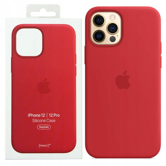 

Ory Pokrowiec Etui Silicon Red Apple iPhone 12 Pro