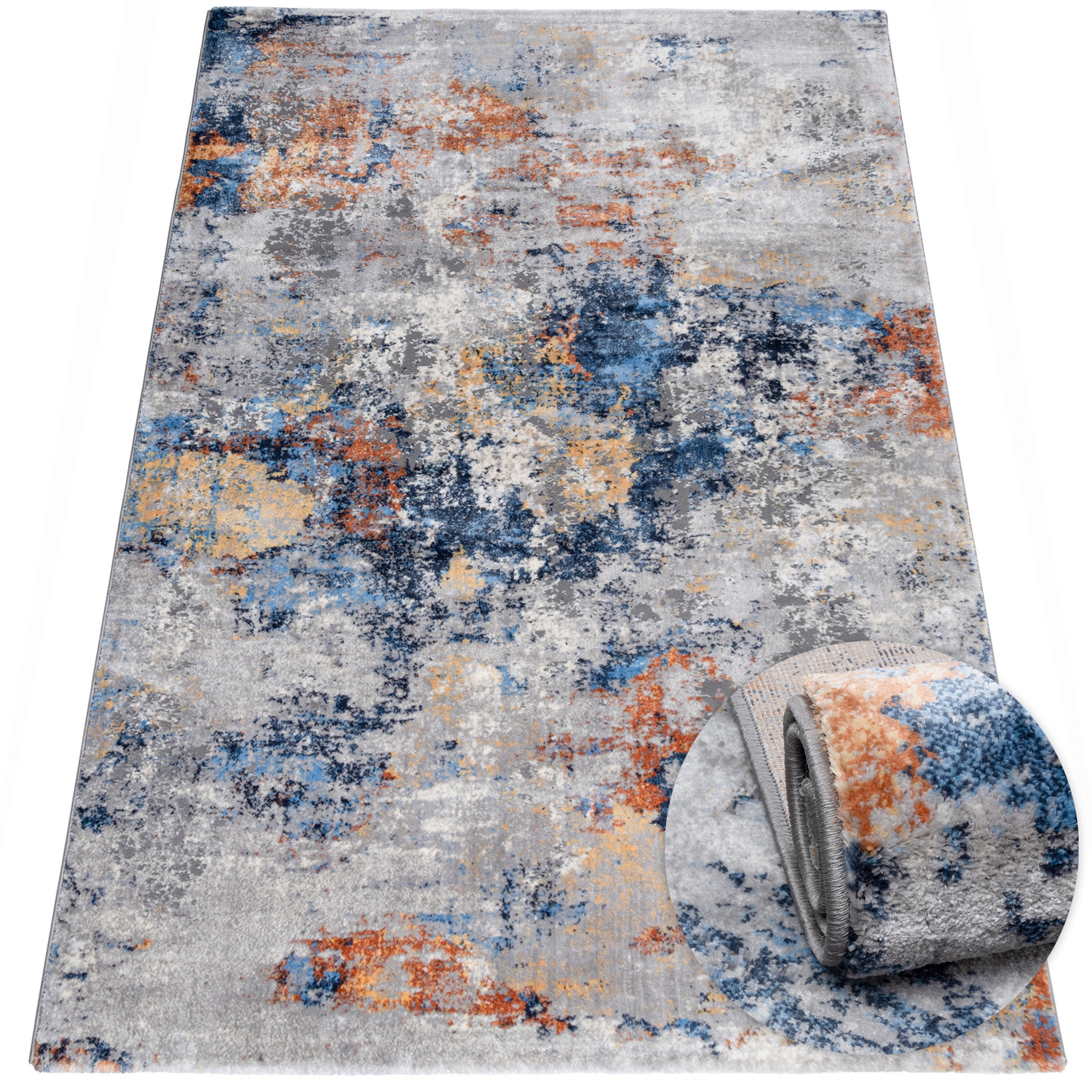 Moderný Koberec Loft s efektom opotrebovania 80x150cm Do Obývačky, Spálne, Industrial