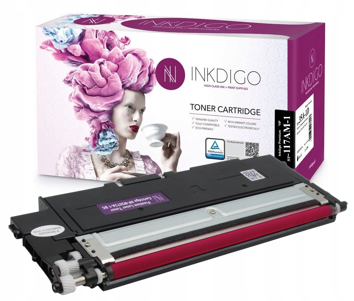 Toner Inkdigo do Hp W2073A Ma Bez chipa 117A