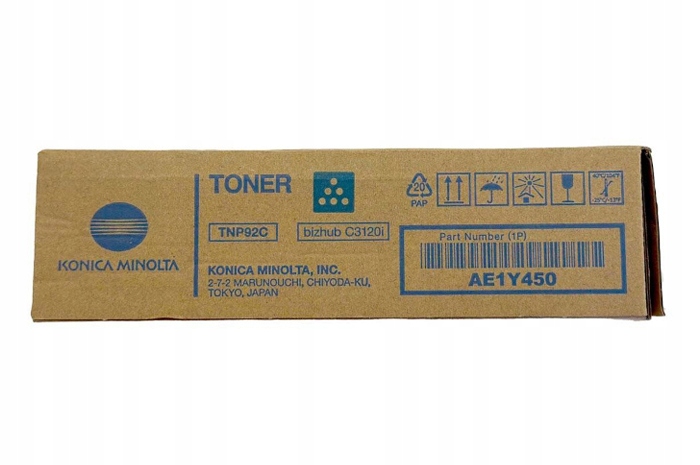 Originálny toner Cyan Konica Minolta Bizhub C3120i (TNP92C, TNP-92C, AE1Y45