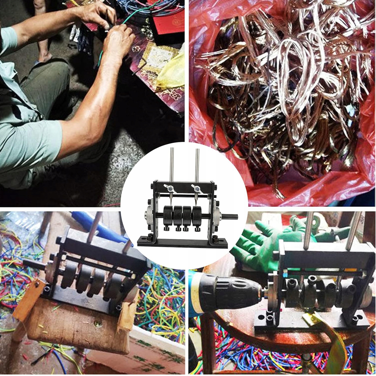 KOROWARKA DO KABLI MASZYNA PRZEWODÓW ODIZOLOWYWACZ DIY PROFESJONALNA ZESTAW Marka Bedee