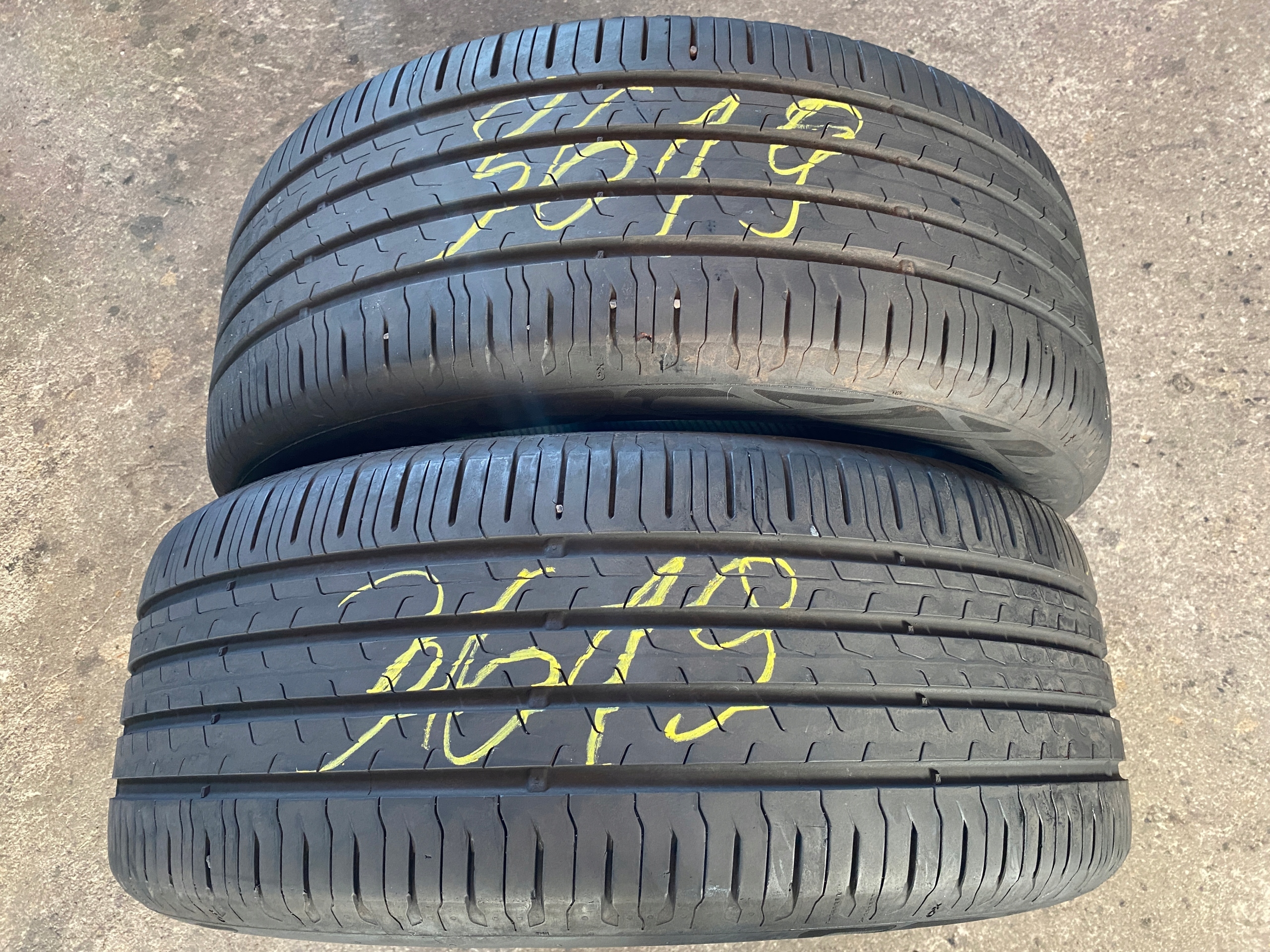 2 tyres summer 245/50R19 Continental EcoContact 6