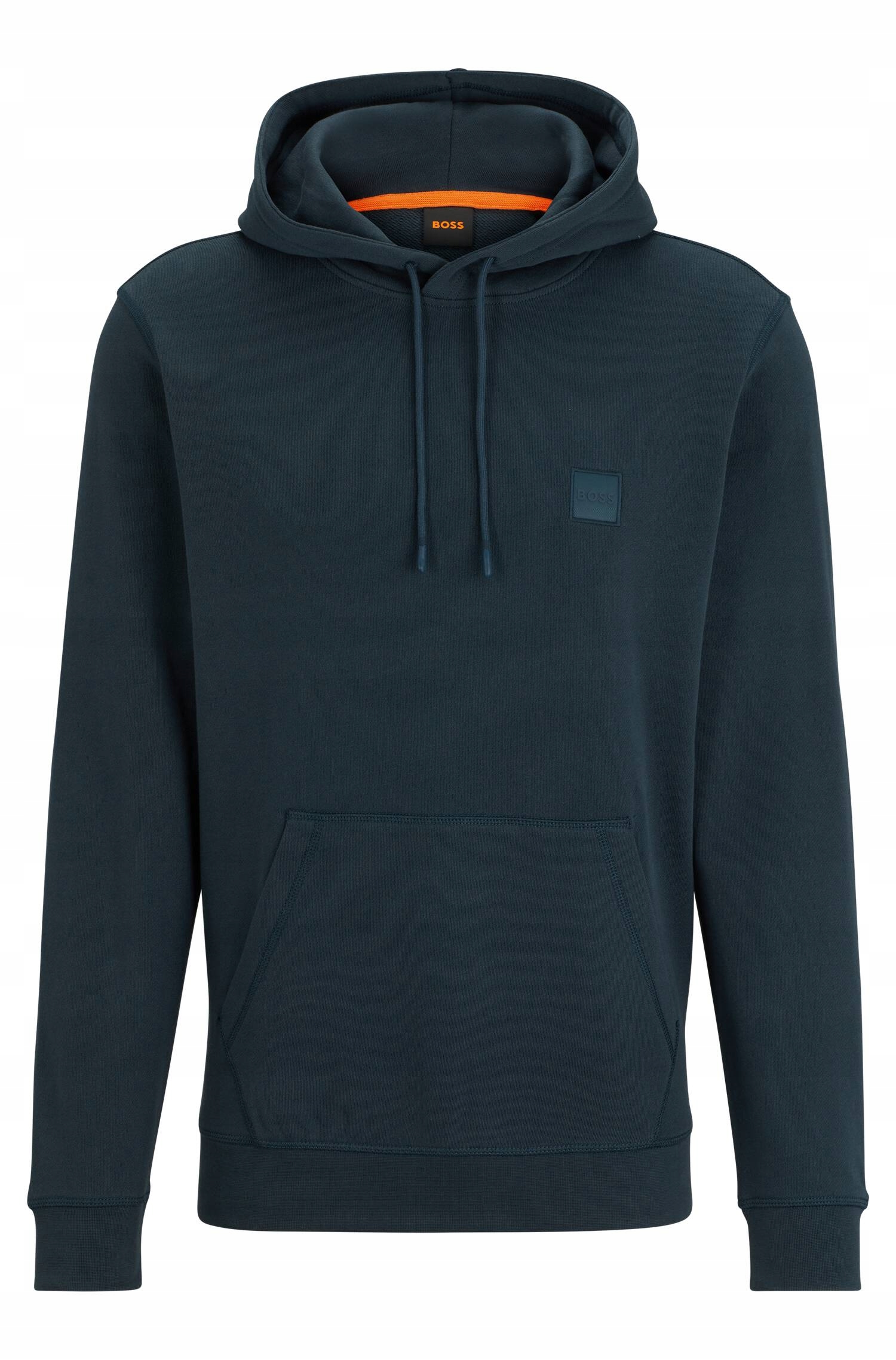 HUGO BOSS MEN GREEN ZIPLESS SWEATSHIRT