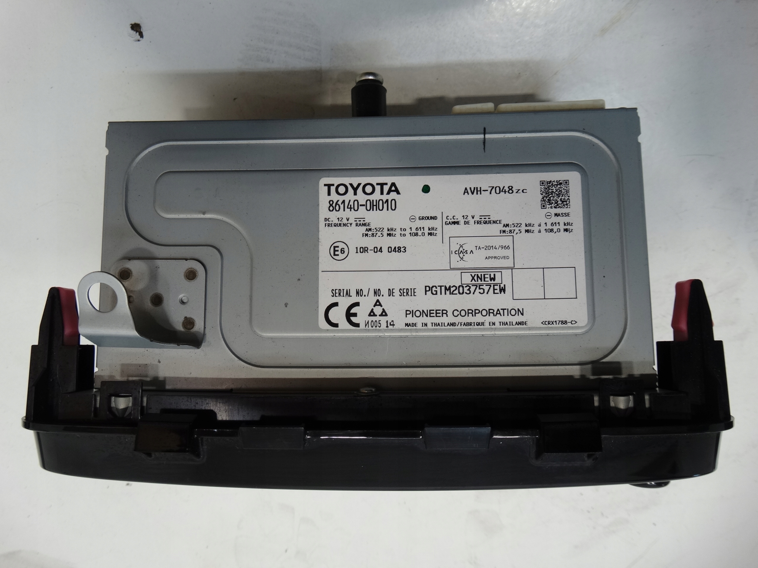 navigation display card reader bundle PEUGEOT 108 AYGO II C1 14R.