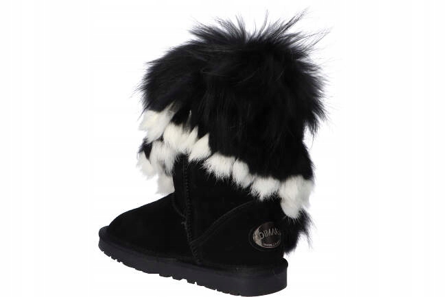 WD840 ŚNIEGOWCE EMU BUTY ZIMOWE SKÓRZANE FUTRO 38 Marka inna