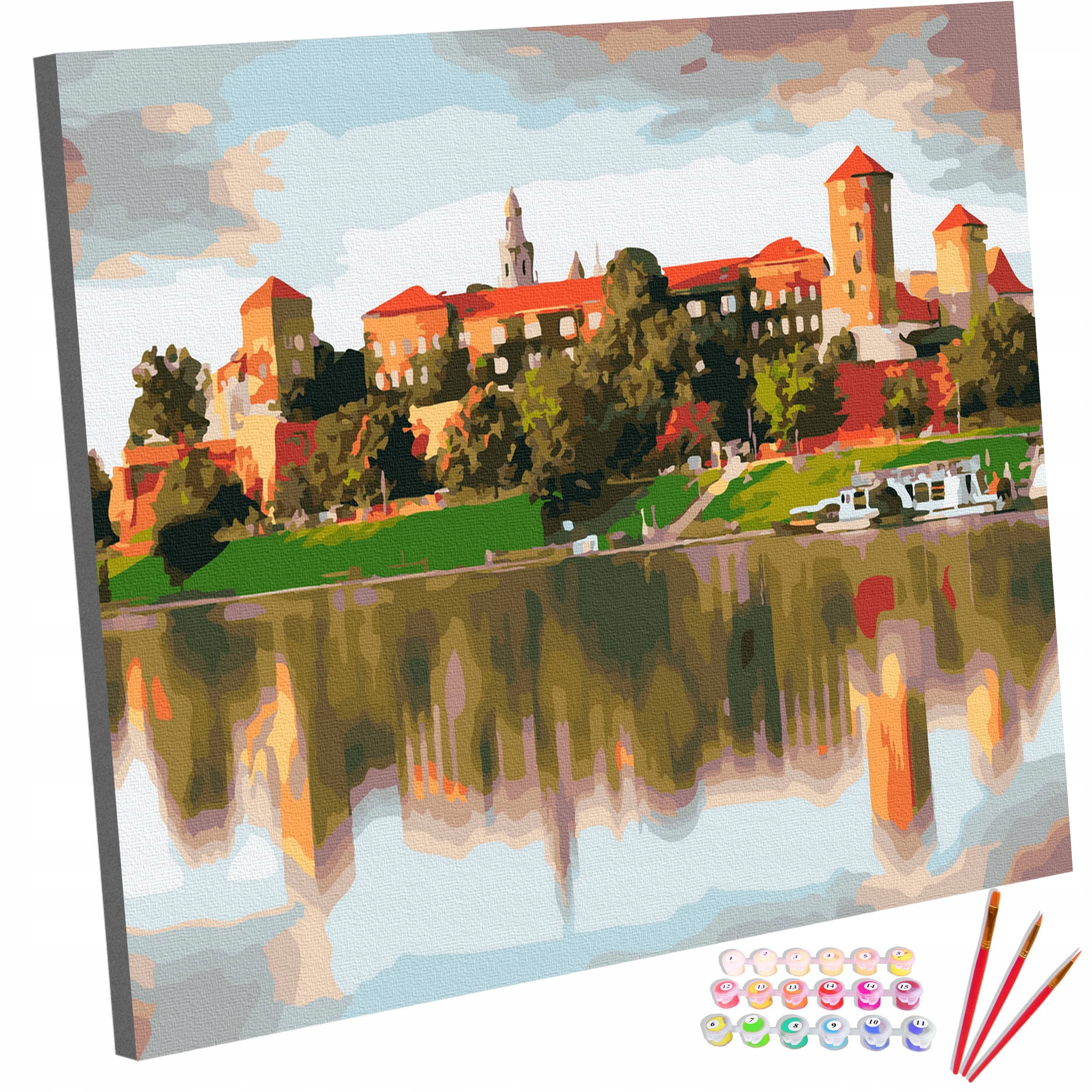 Sada Obraz na malování Malování Podle Čísel Na rámu Wawel 40x50 cm