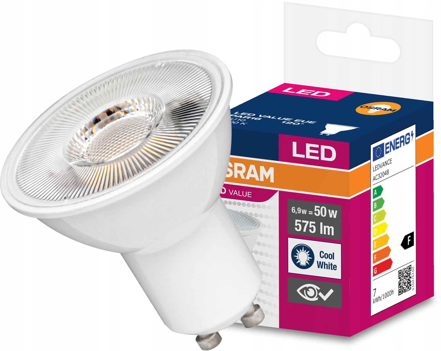 

Żarówka Led Halogen GU10 6,9W 50W 4000K Osram