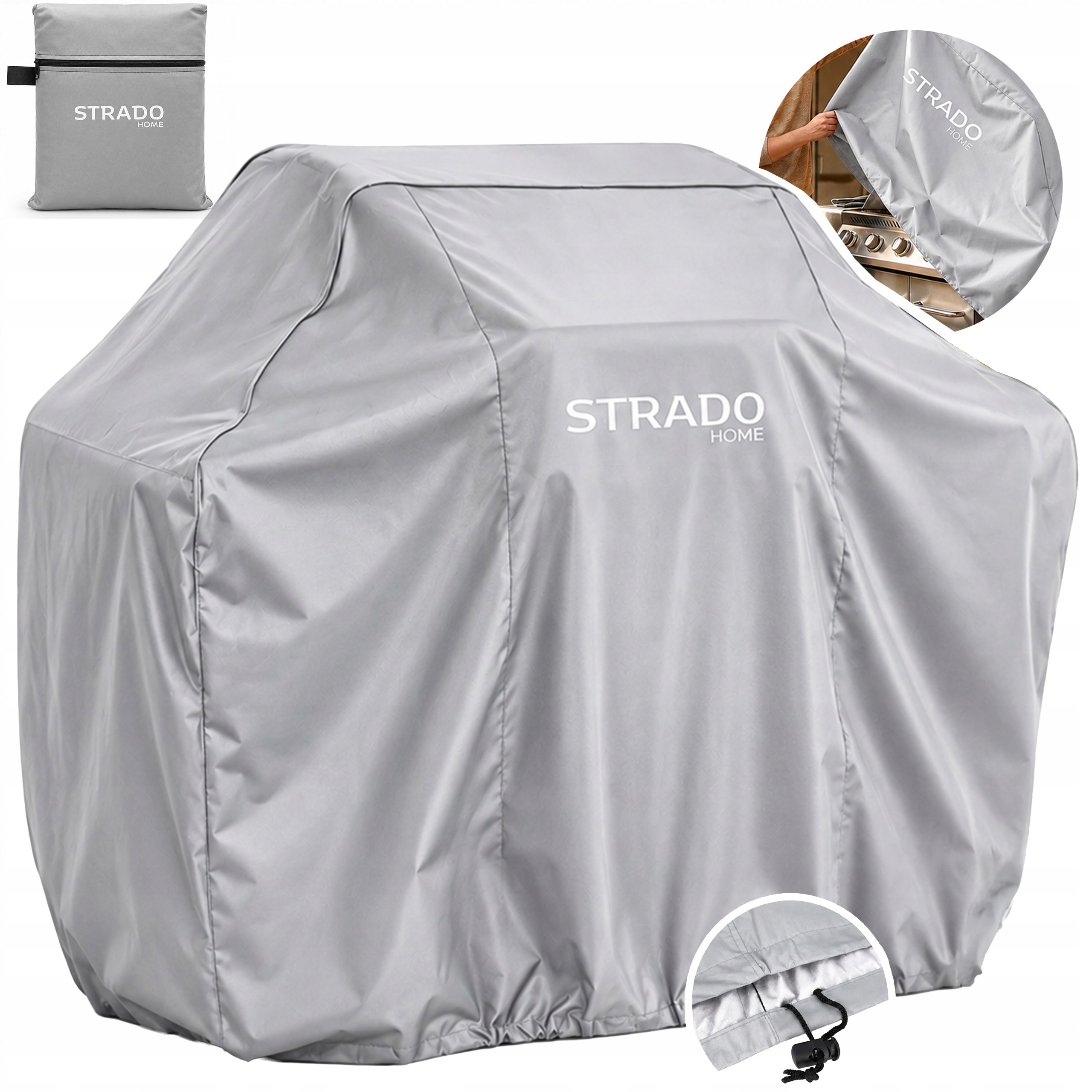 Obal na plynový gril voděodolný 77x66x100 Uv, silný kryt plachty x3